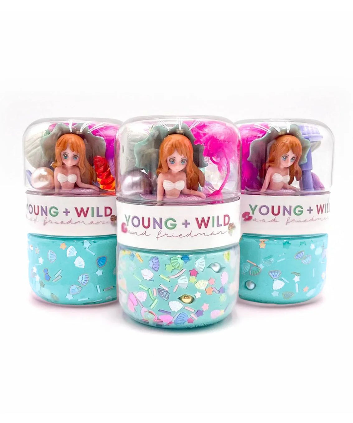 Young + Wild and Friedman Mermaid Grab & Go Dough Jar