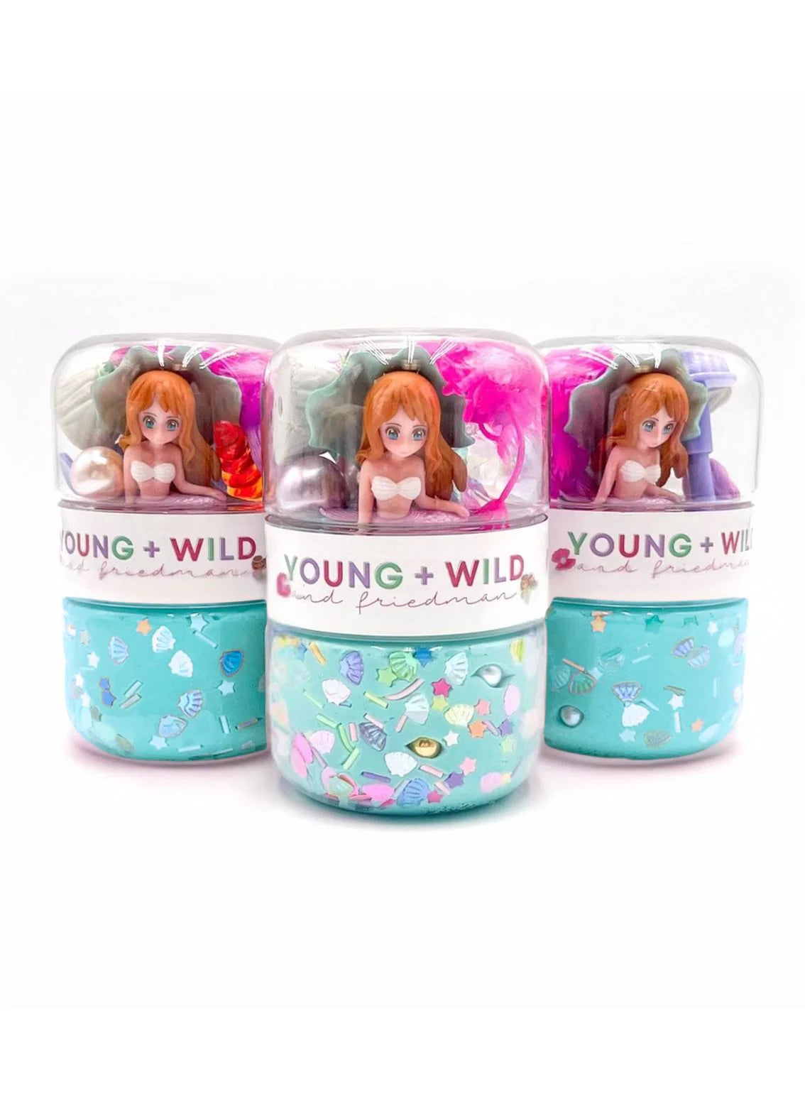 Young + Wild and Friedman Mermaid Grab & Go Dough Jar