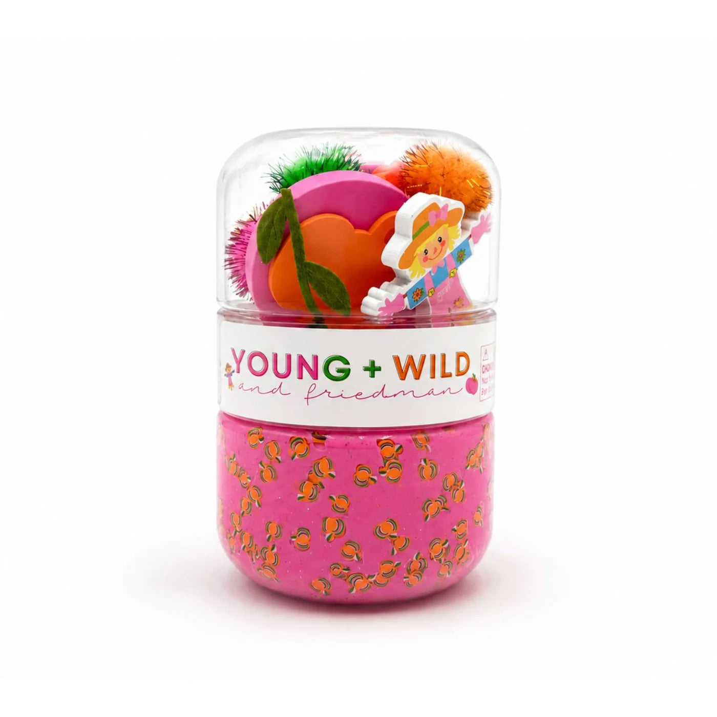 Young, Wild & Friedman Pastel Pumpkins Grab & Go Dough Jar