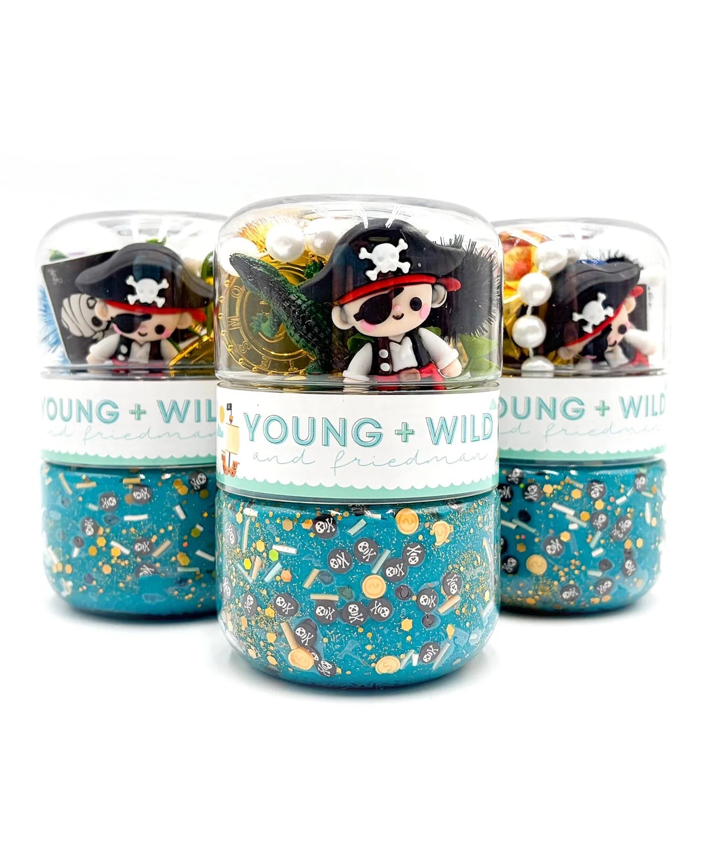 Young + Wild and Friedman Pirate Grab & Go Dough Jar