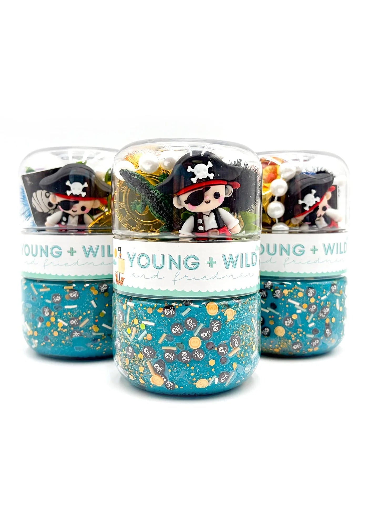 Young + Wild and Friedman Pirate Grab & Go Dough Jar