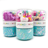 Young Wild + Friedman Unicorn Grab & Go Dough Jar