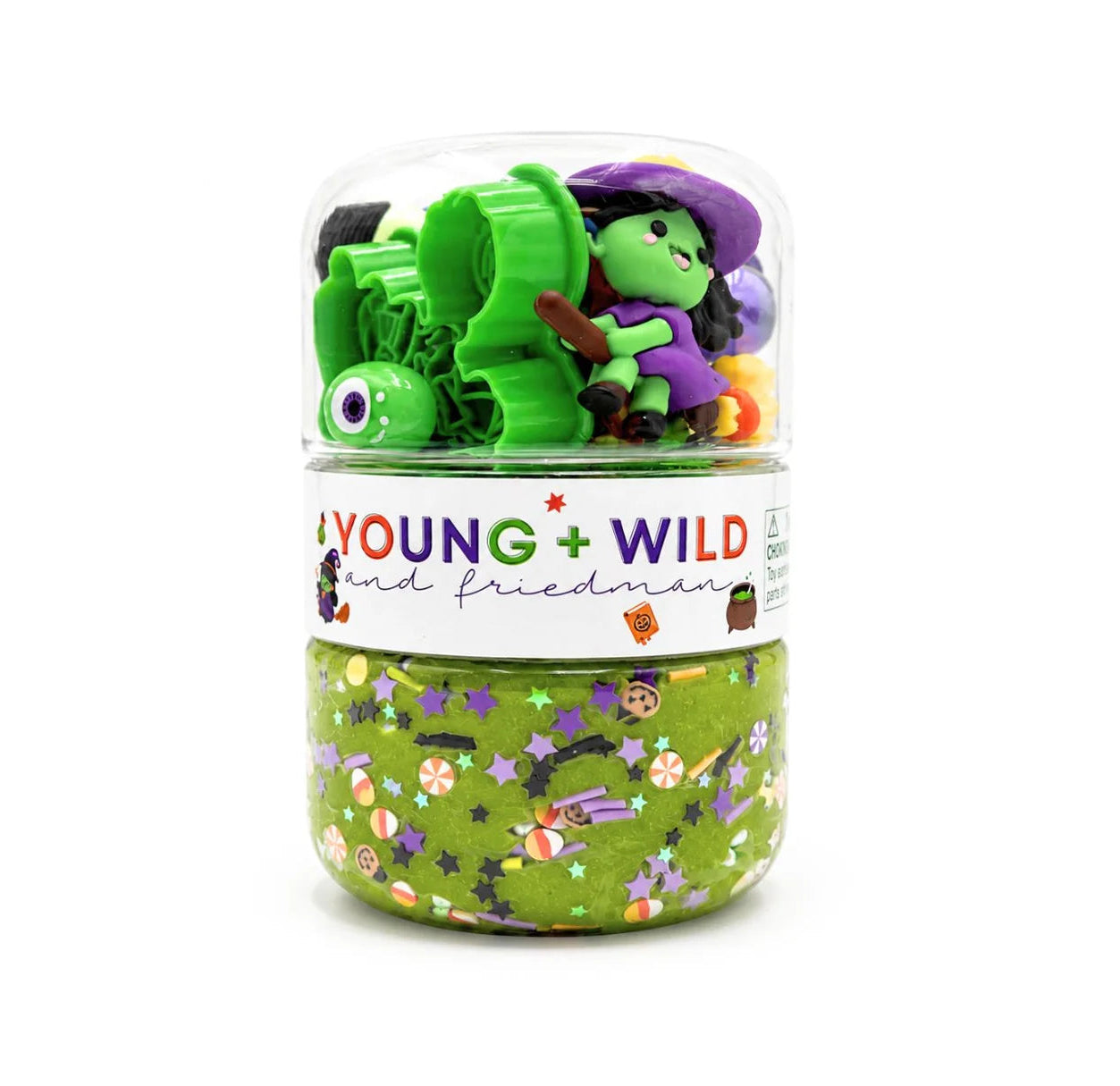 Young, Wild & Friedman Witch Grab & Go Dough Jar