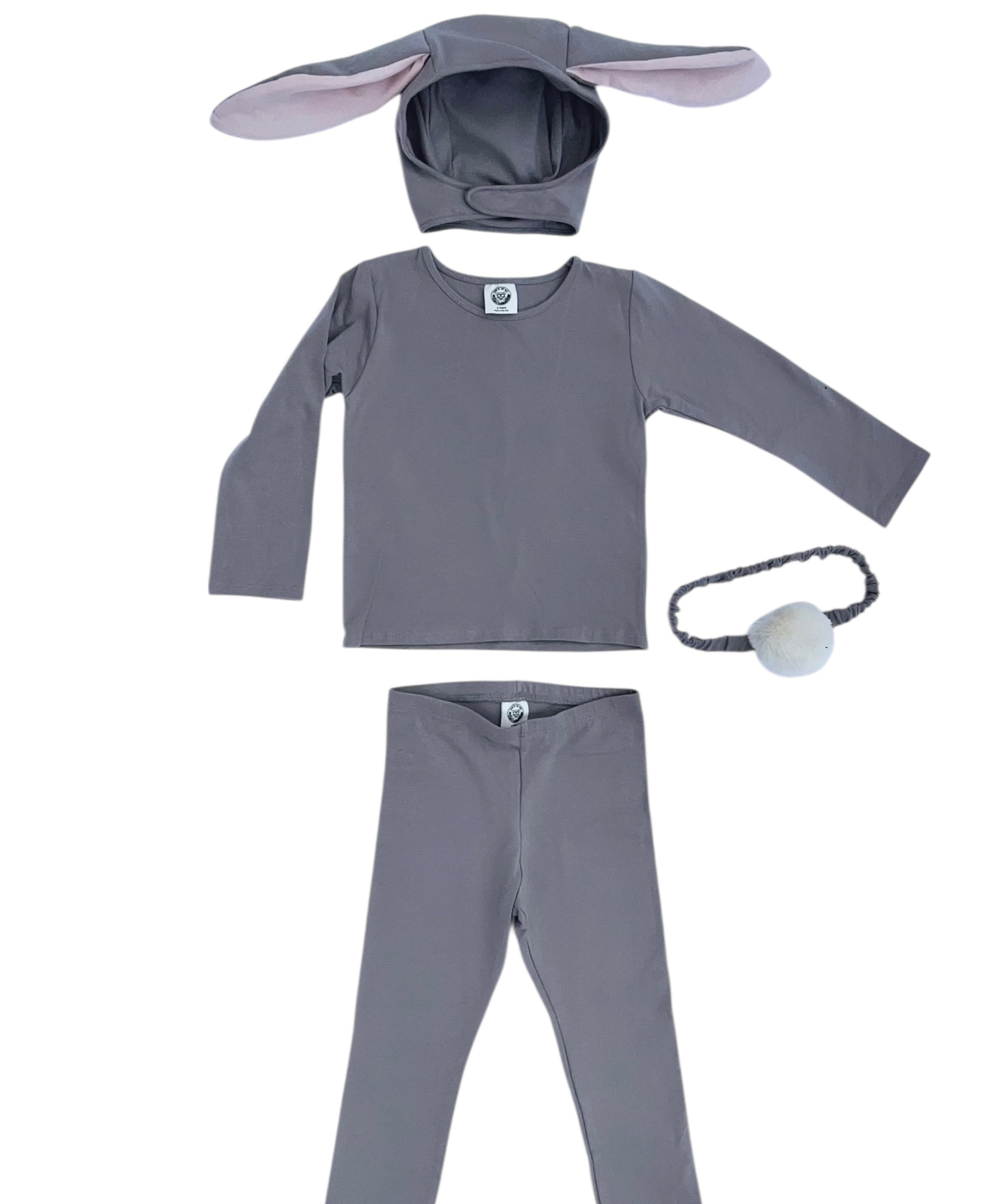 Band of the Wild Grey Bunny Costume