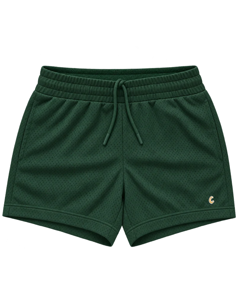 Cadets Check-Out Mesh Shorts- Game Clock Green