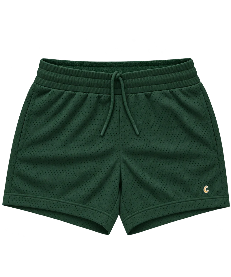Cadets Check-Out Mesh Shorts- Game Clock Green