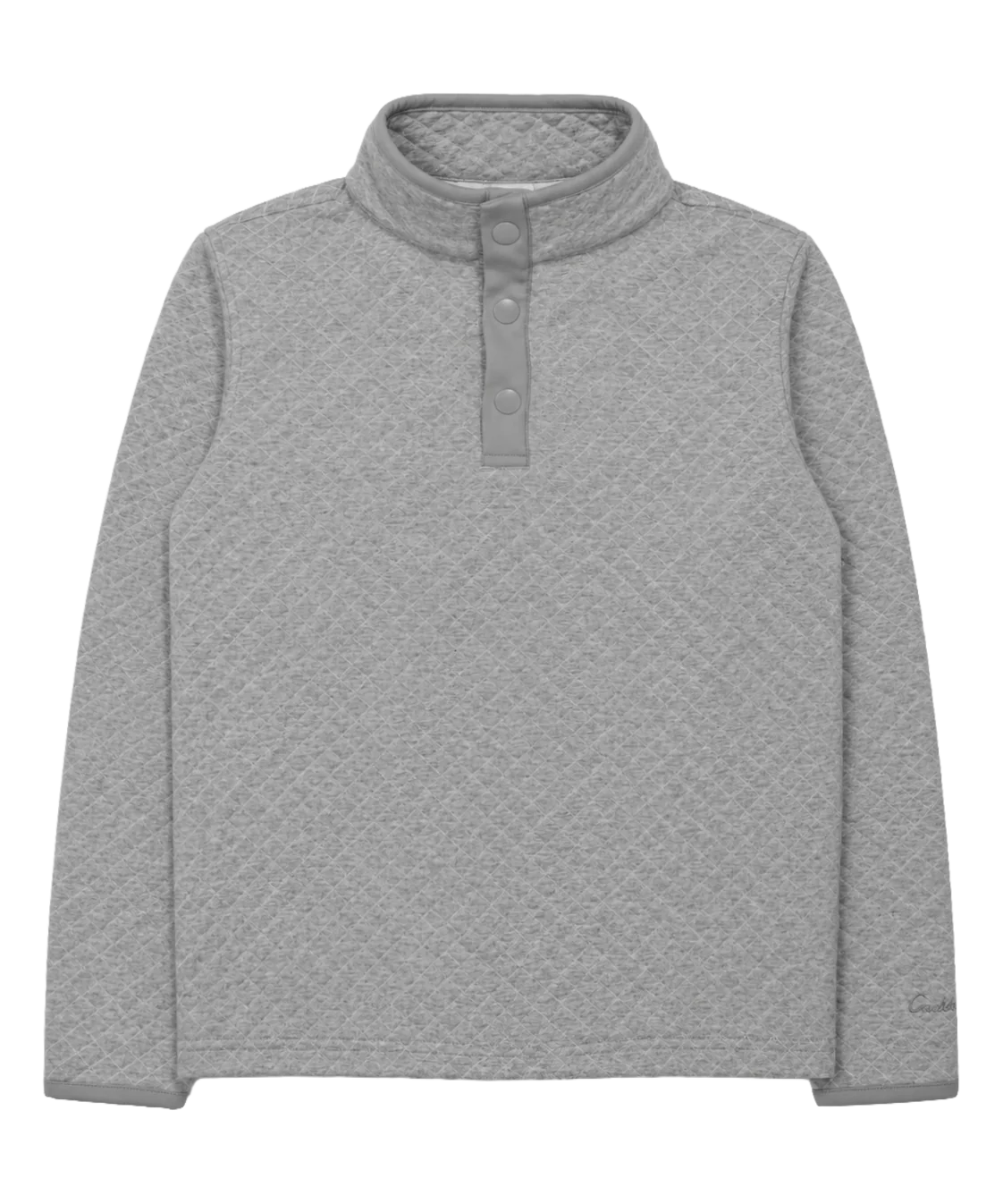 Cadets Quilted Popover- Greenwich Gray