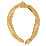Azarhia Top Knot Headband - Gold Shimmer
