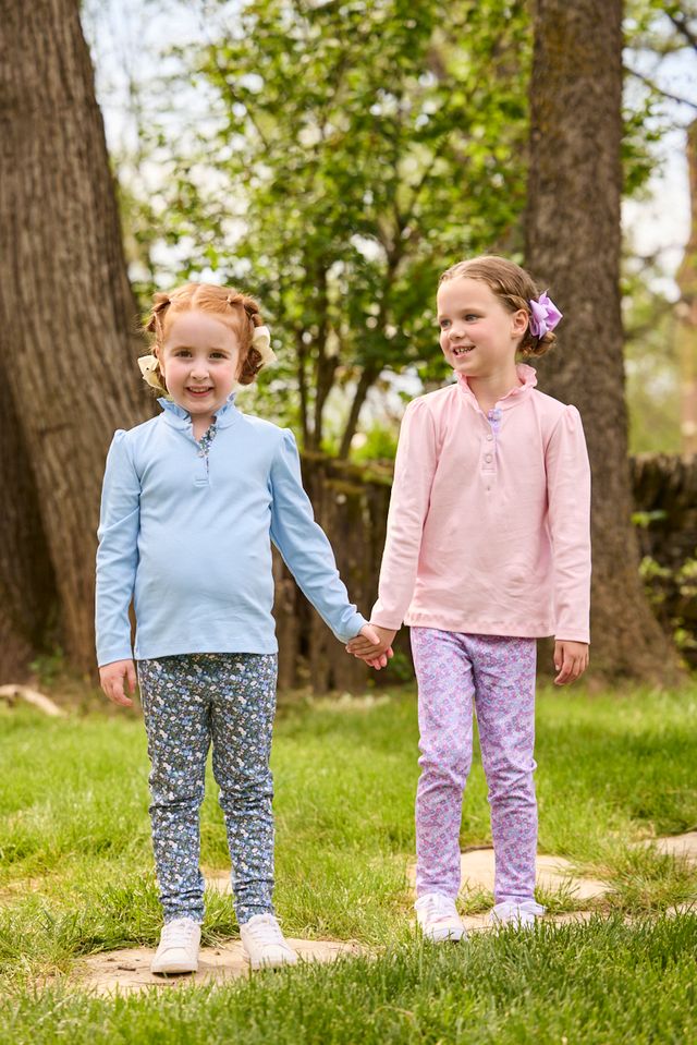 Long Sleeve Hastings Polo- Winslow Floral