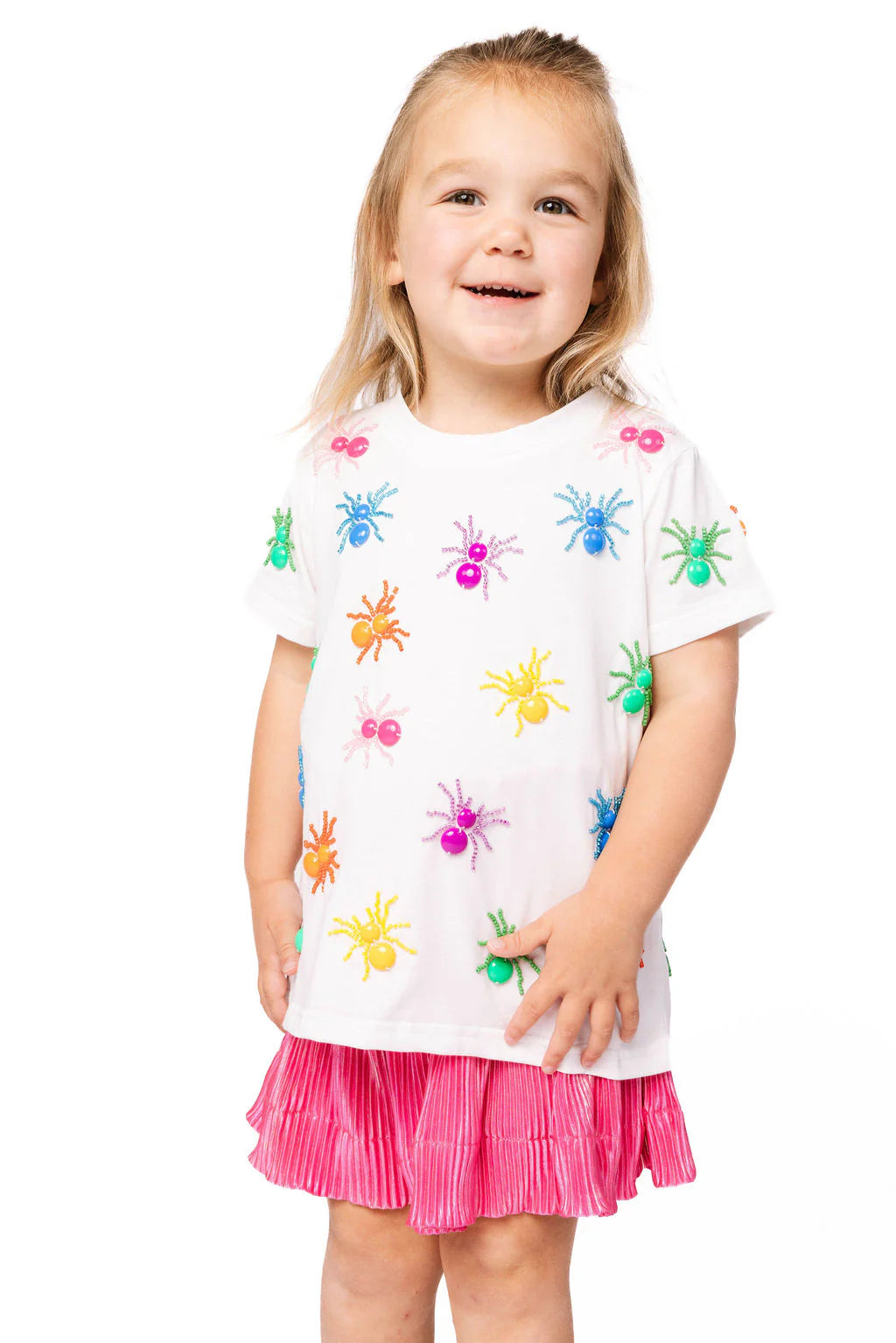 Queen of Sparkles Beaded Spider Tee - Kid's
