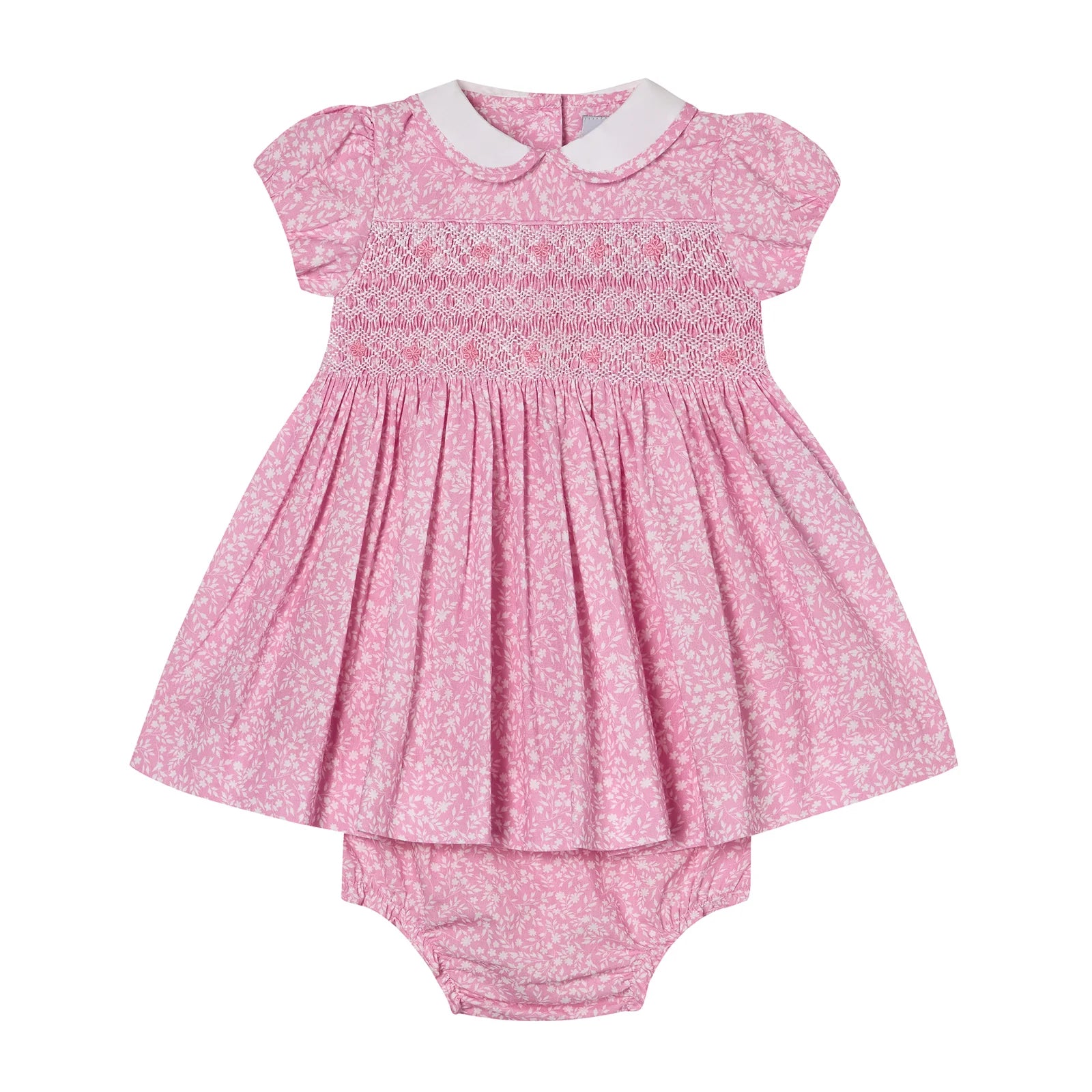 Question Everything Erica Hand Smocked Baby Dress