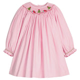 Little English Smocked Bishop Dress- Holly Days