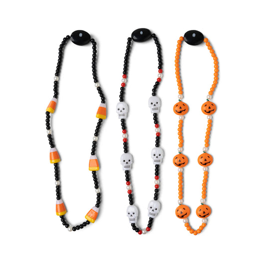 Spooky Lights! Light Up Beaded Halloween Necklace