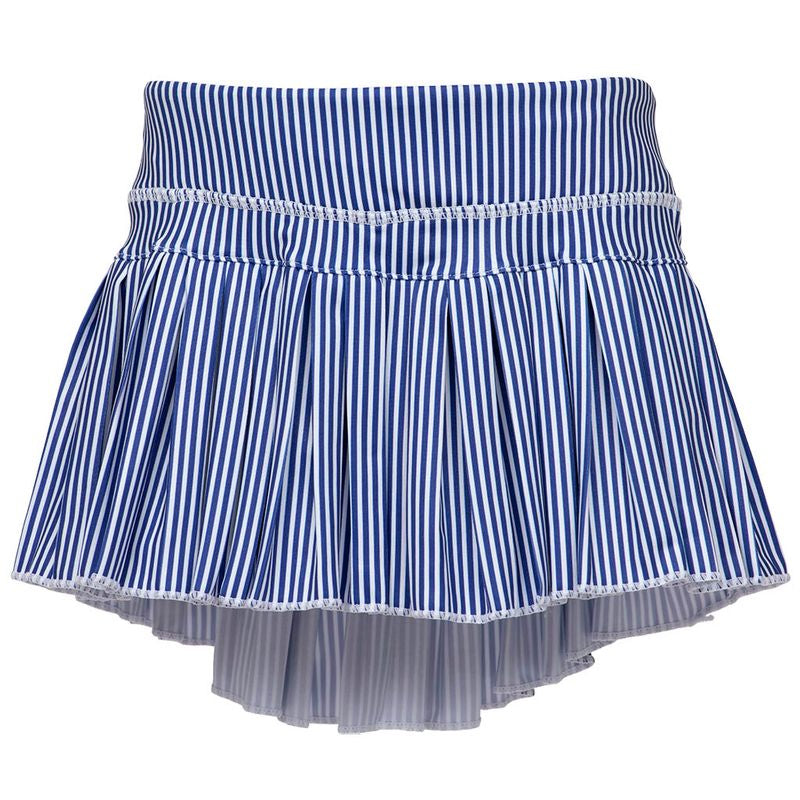 Azarhia Navy Stripes Mini Pleated Skort
