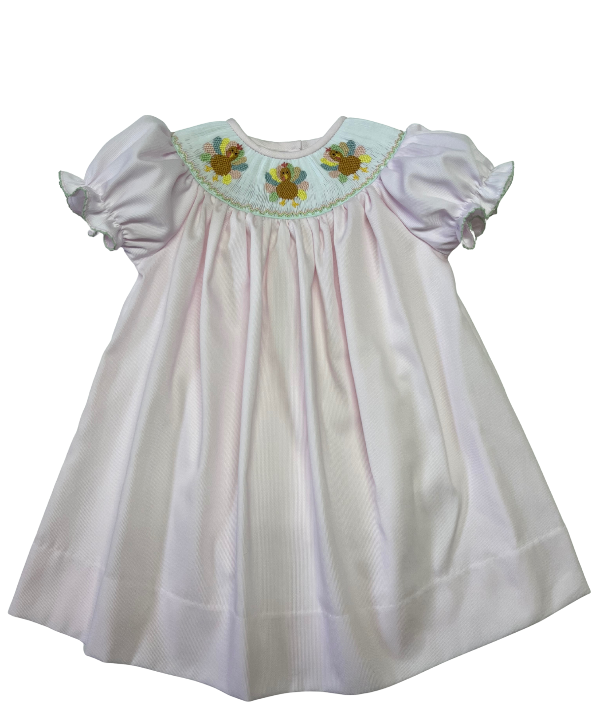 Turkeys Smocked Bishop Dress