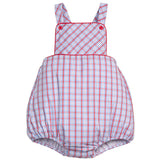 Little English Linville Bubble- Patriotic Plaid