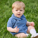 Little English Walker Bubble - Stormy Blue Corduroy