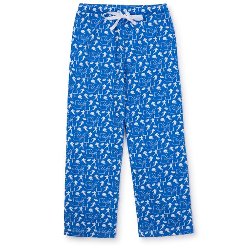 Lila and Hayes Beckett Boys Lounge Pant- Football Game 