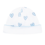 Nellapima Heart Print Hat - Blue