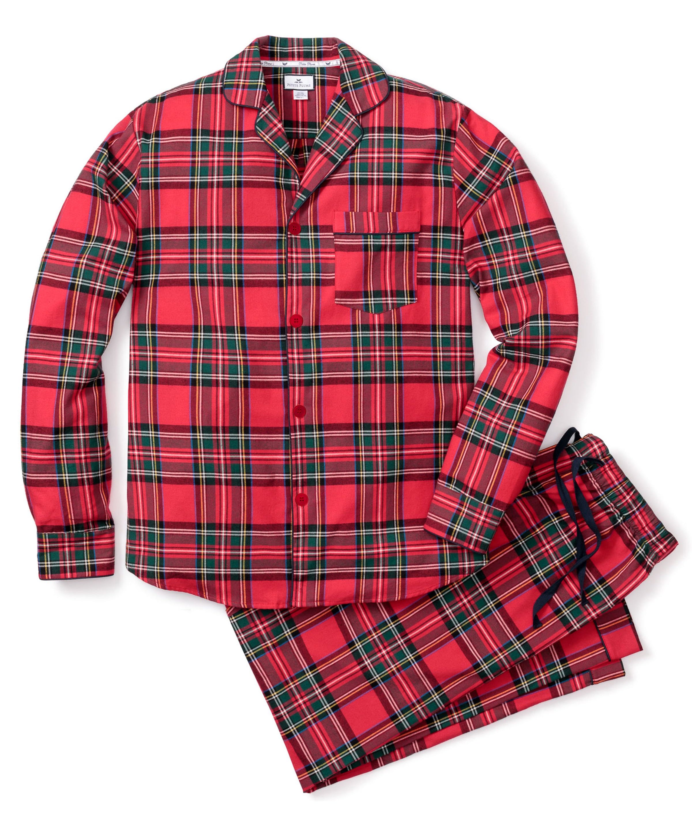 Petite Plume Men's Imperial Tartan Pajama Set
