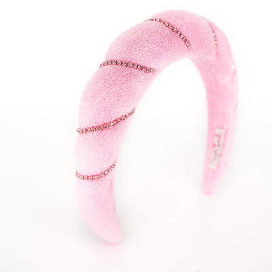 Bari Lynn Crystallized Light Pink Spa Headband