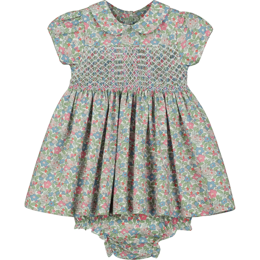 Question Everything Piccadilly Baby Smocked Dress