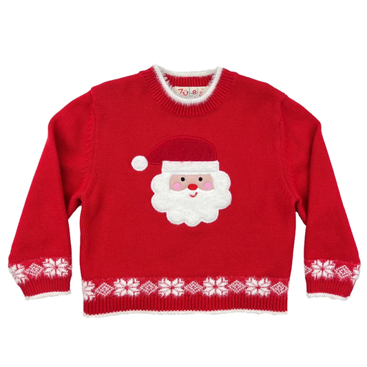 Zubels Santa Applique Sweater