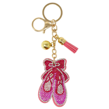 Pink Poppy USA Ballerina Jeweled Bag Charm