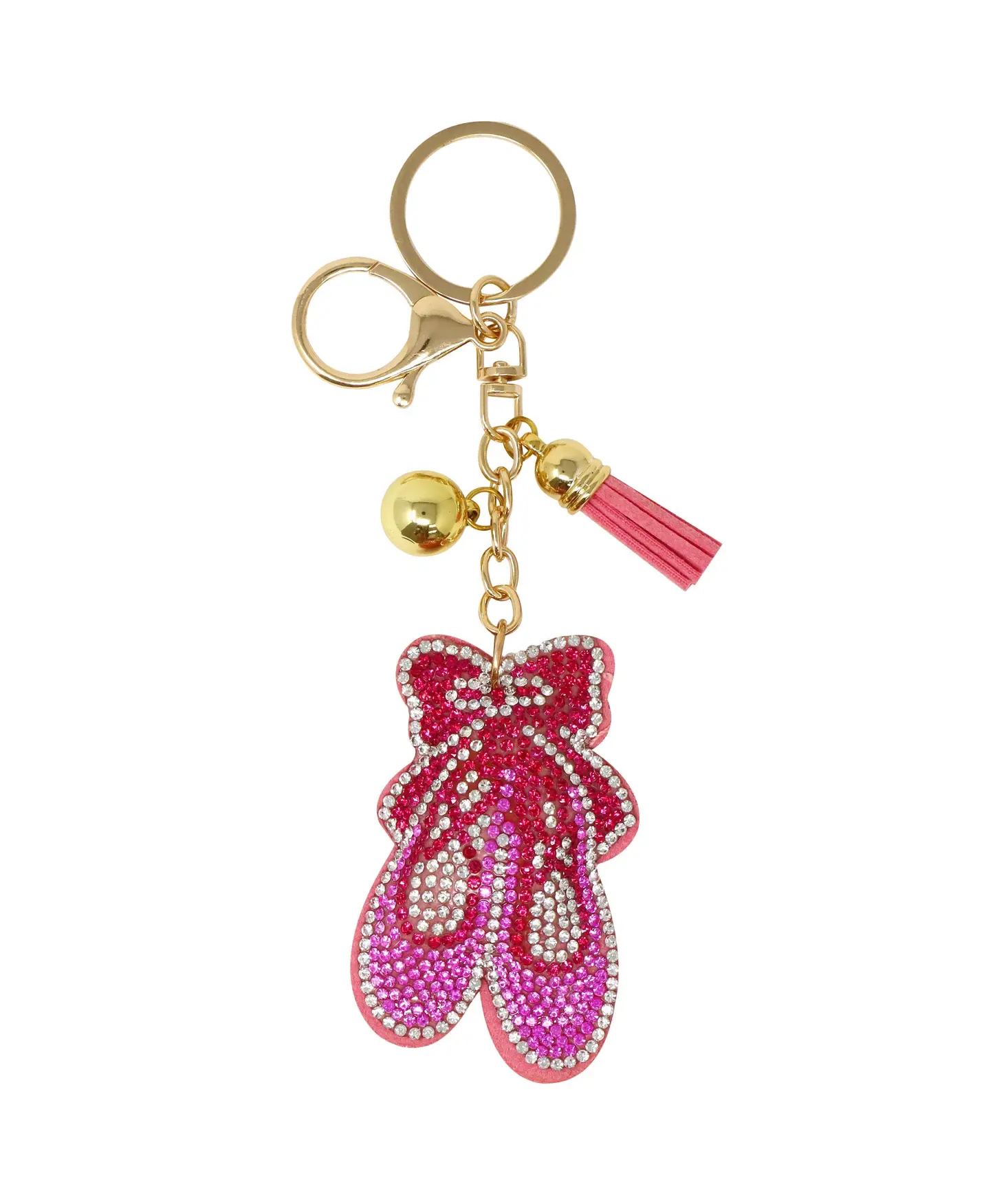 Pink Poppy USA Ballerina Jeweled Bag Charm