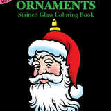 Dover Christmas Ornaments Stained Glass Coloring Book