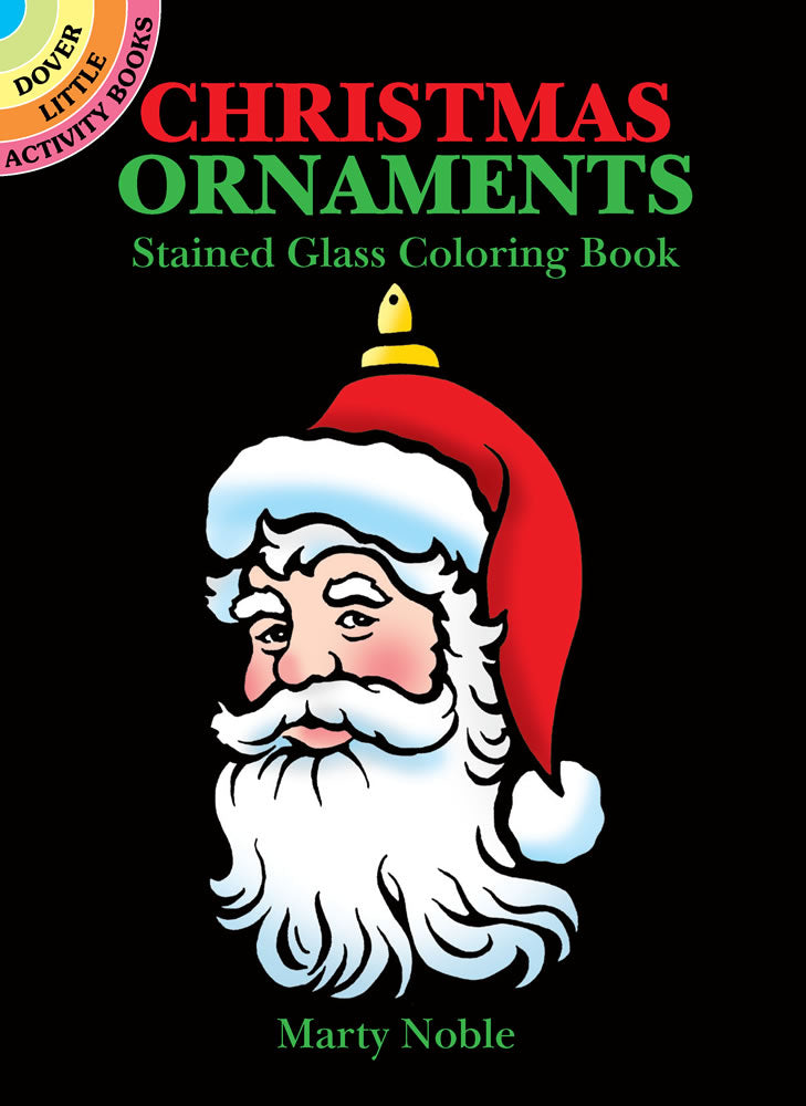 Dover Christmas Ornaments Stained Glass Coloring Book