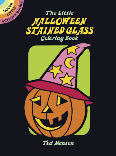 Dover The Little Halloween Stained Glass Coloring Book