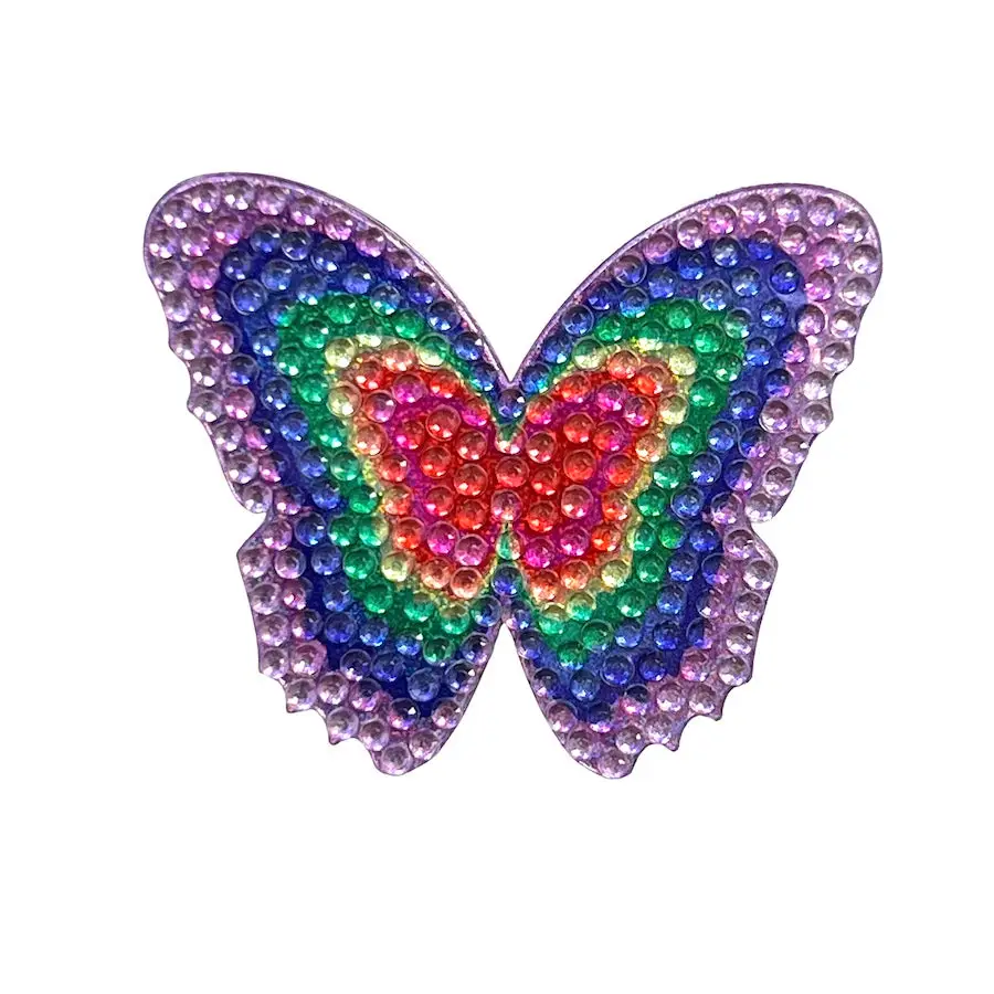 Multicolor Butterfly StickerBean