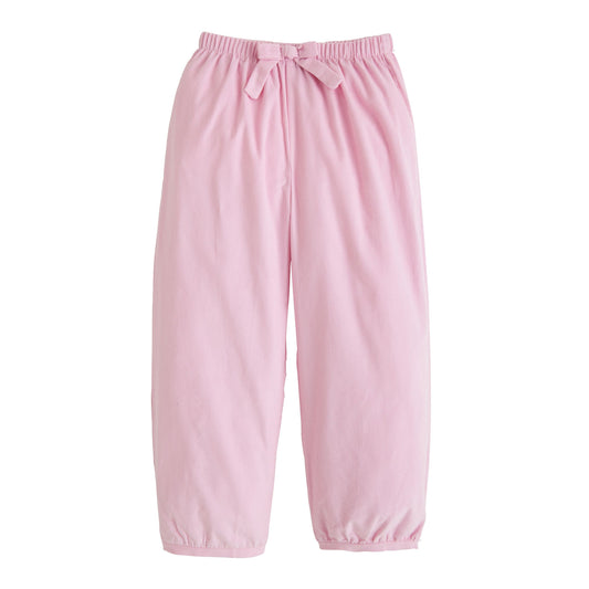 Little English Banded Bow Pants- Light Pink Corduroy