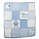 Boy's Patchwork Baby Blanket