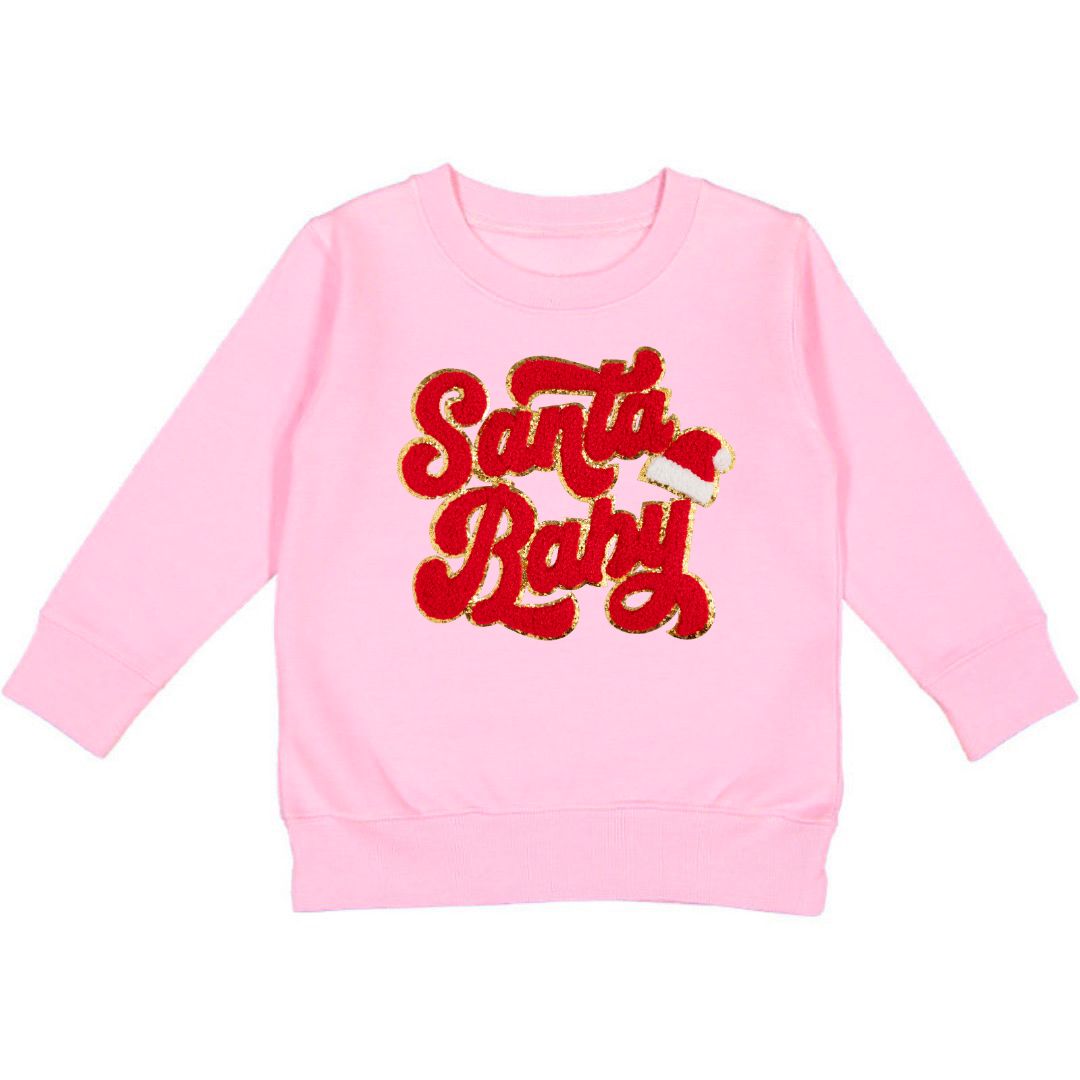 Sweet Wink Santa Baby Christmas Sweatshirt