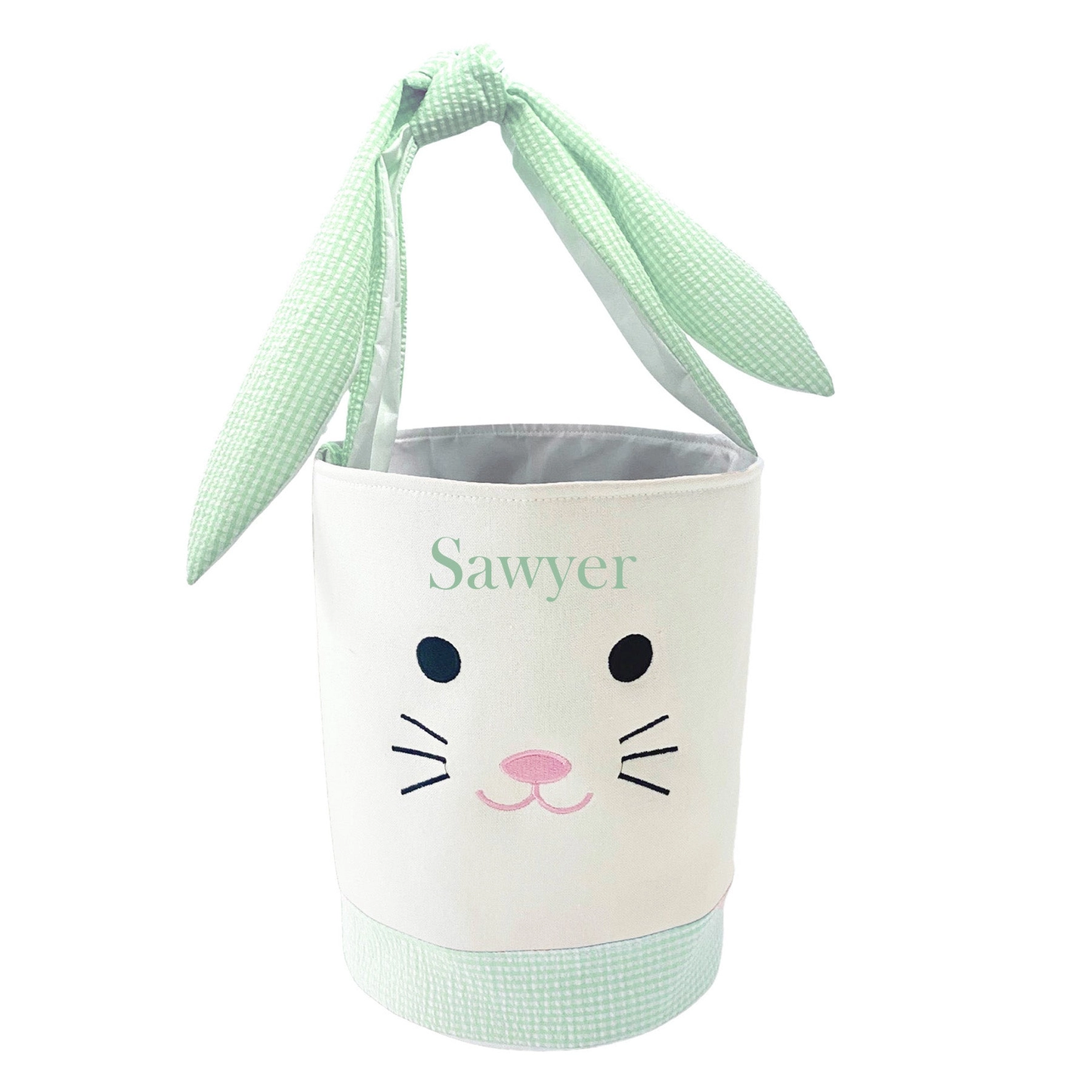 Bits & Bows Easter Bunny Basket - Green