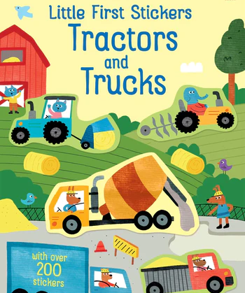 Usborne Books Little First Stickers Book - Tractors and Trucks