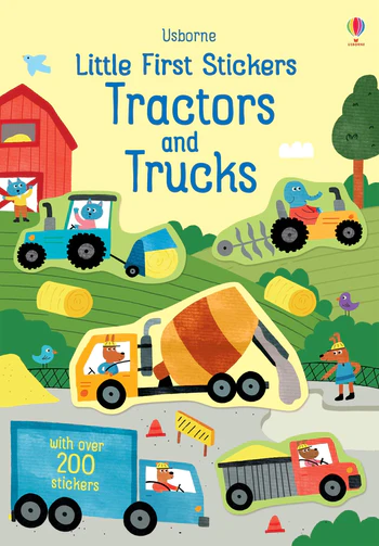 Usborne Books Little First Stickers Book - Tractors and Trucks