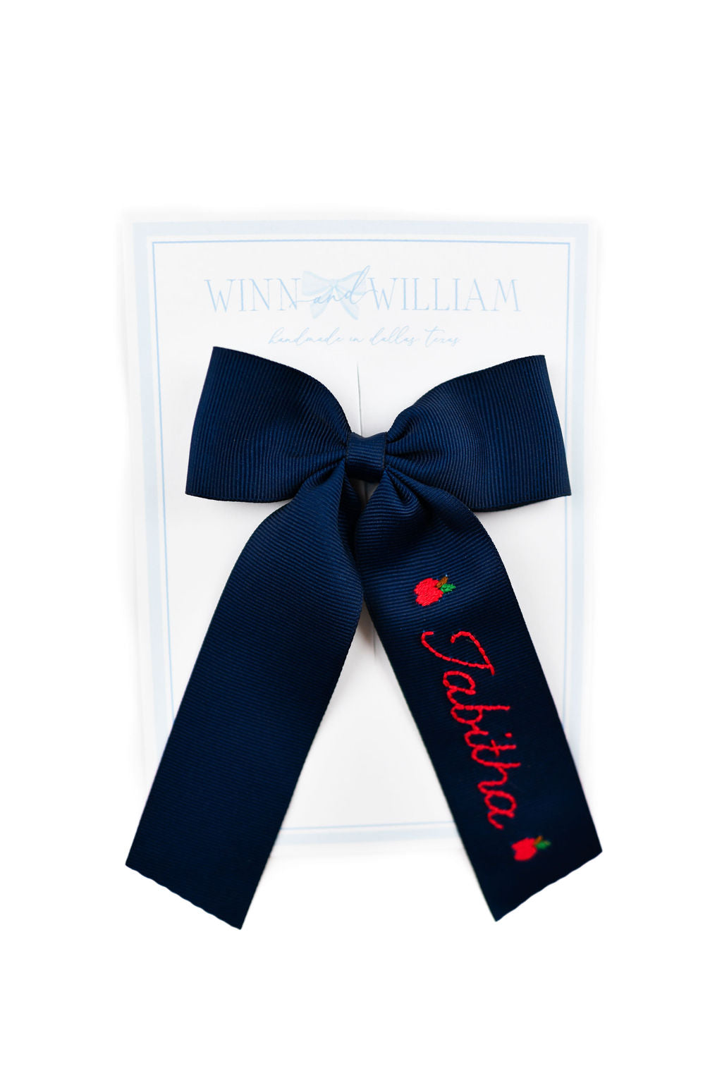 Back To School Name Bow