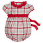 Little English Caroline Bubble- Holiday Plaid