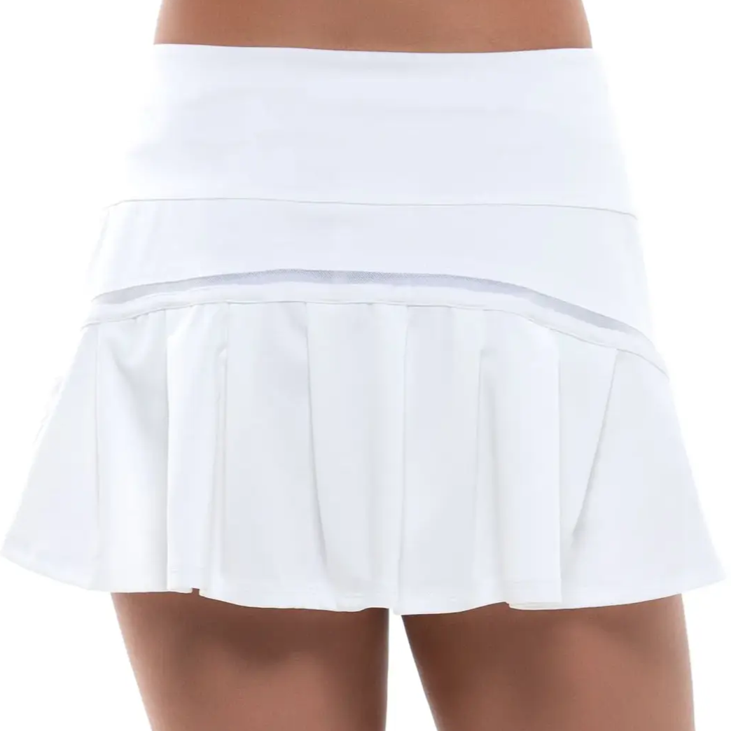 Lucky in Love Mini Inline Skirt- White