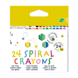 Scratch Europe Spiral Crayons- 24 Colors