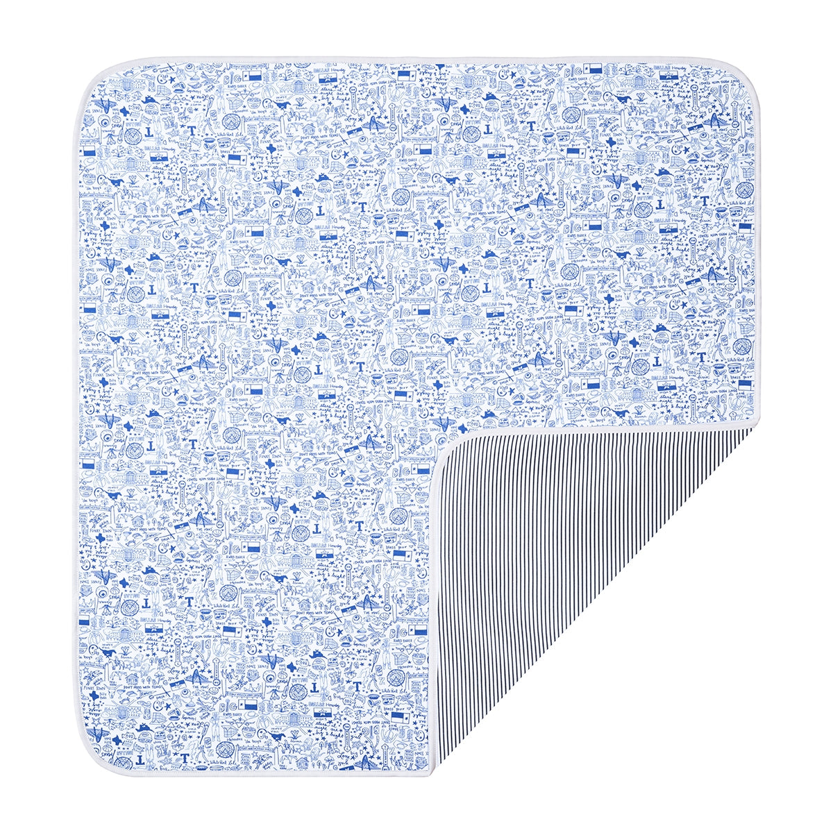 Joy Street Dallas-Fort Worth Baby Blanket - Stars at Night Blue