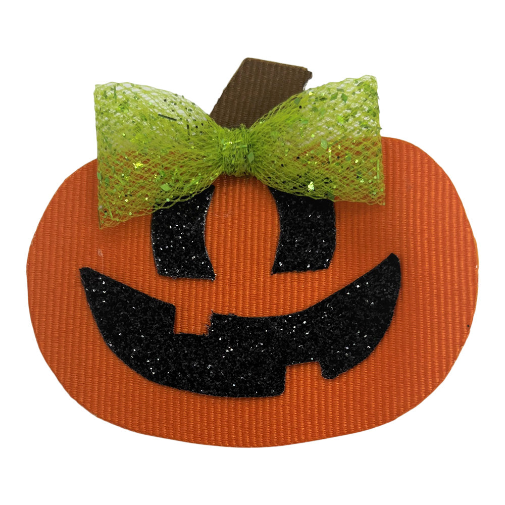 Bows for Belles Jack O Lantern Clip