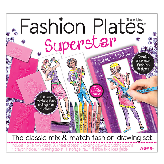 Play Monster Fashion Plates - Superstar