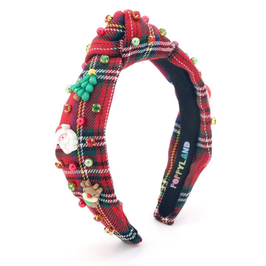 Poppyland North Pole Kids Christmas Knot Headband
