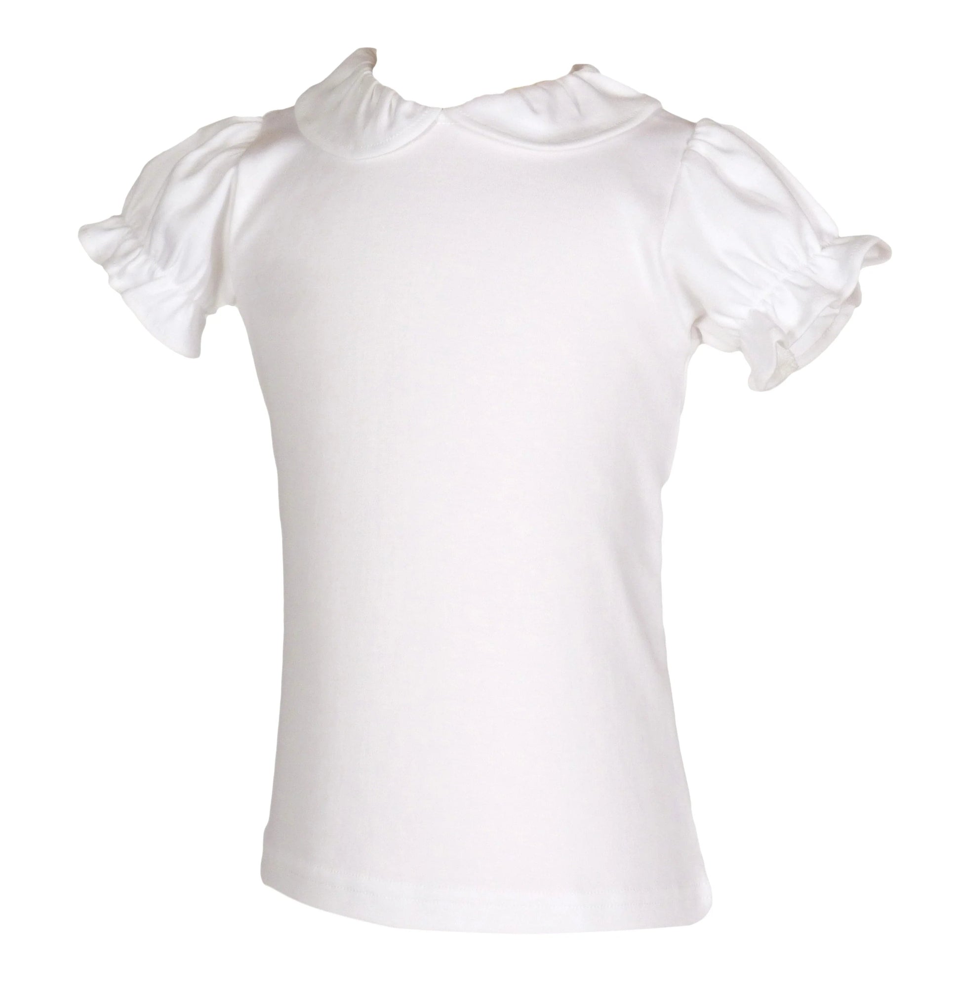 The Yellow Lamb White Clare Short Sleeve Shirt