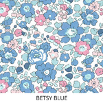 My Little Shop UK Betsy Blue Liberty of London Initial Small Backpack - Purple