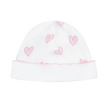 Nellapima Heart Print Hat - Pink